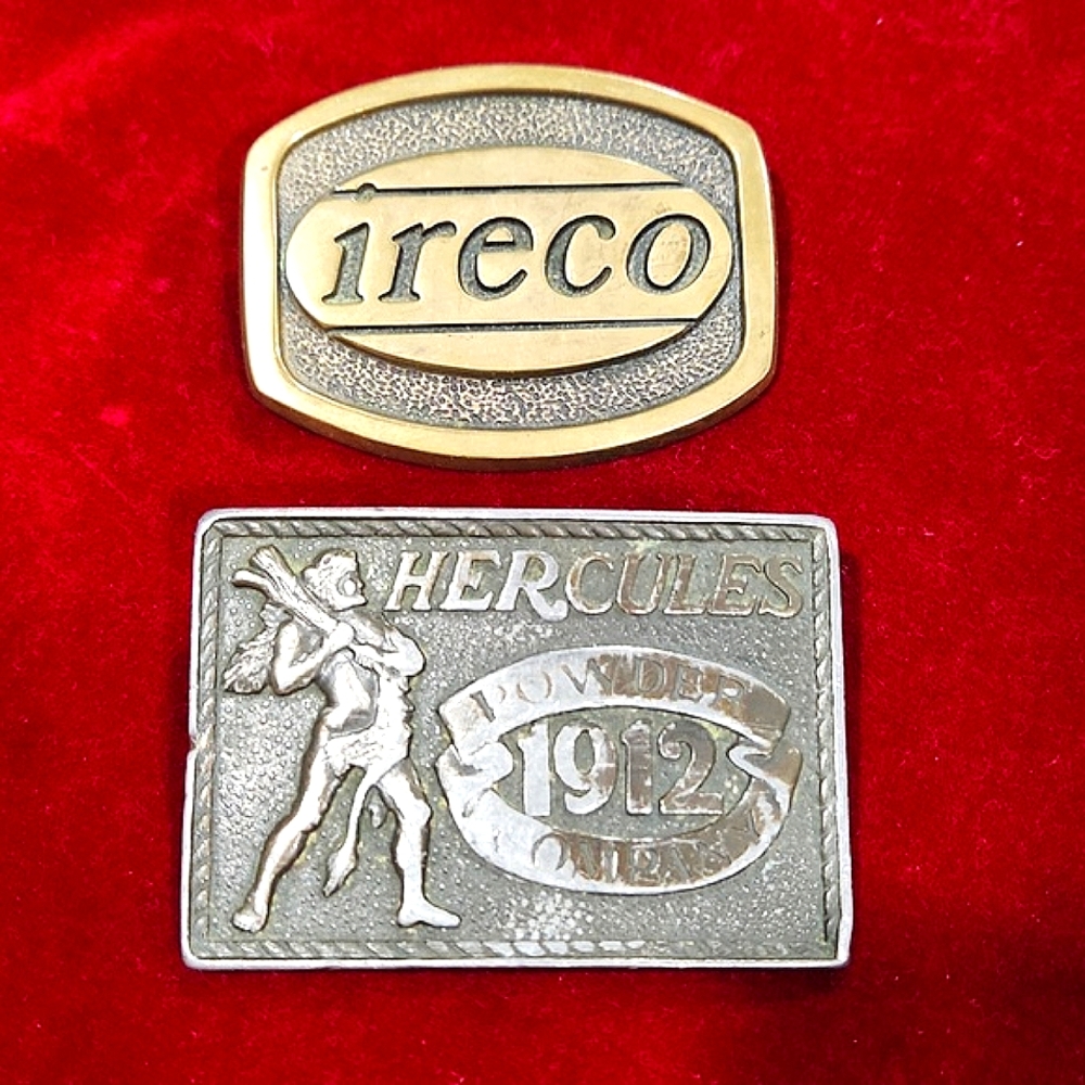 Vintage Brass Belt Buckles